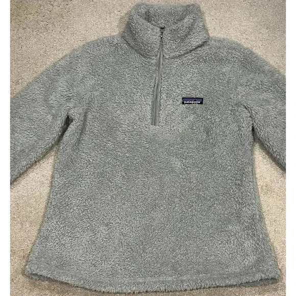 Patagonia Worn Wear Los Gatos Fleece 1/4 Zip in Grey - Women's Small - Picture 9 of 9